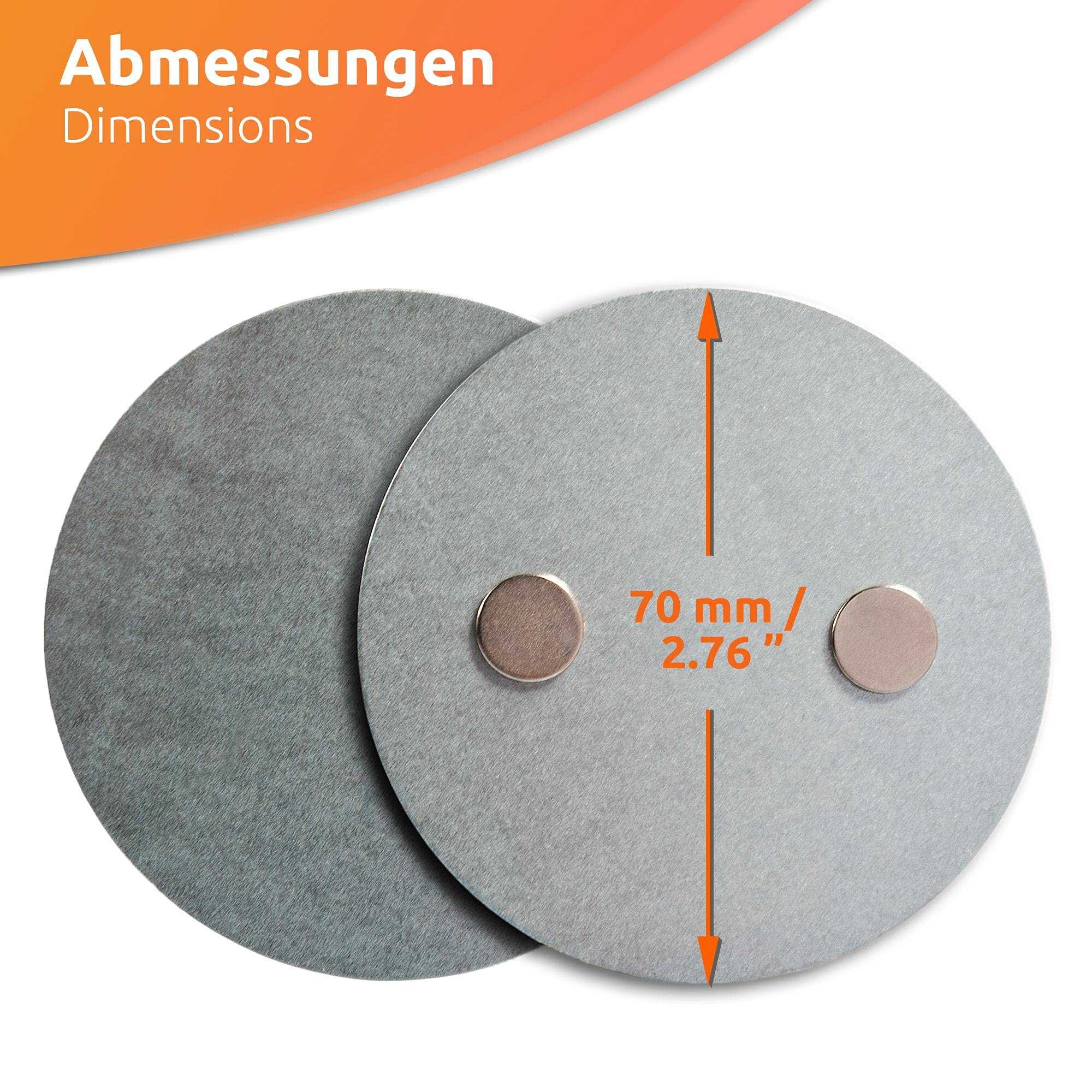 ECENCE Rauchmelder Magnethalter 5 Stück - Sichere und einfache Montage ohne Bohren und Schrauben Mesch Shop ECENCE Rauchmelder Magnethalter 5 Stück - Sichere und einfache Montage ohne Bohren und Schrauben Mesch Shop